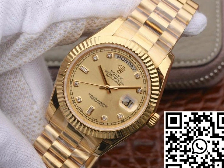 18K Dial EW Factory Gold 40MM II Rolex Yellow Day-Date 218238 1029